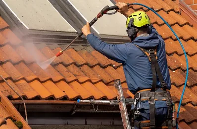 Démoussage et hydrofuge de toiture à Crocicchia